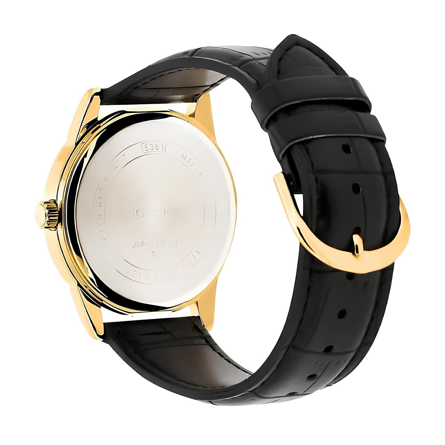 Reloj Mtp-V001gl-7b Hombre Analogo Cuero