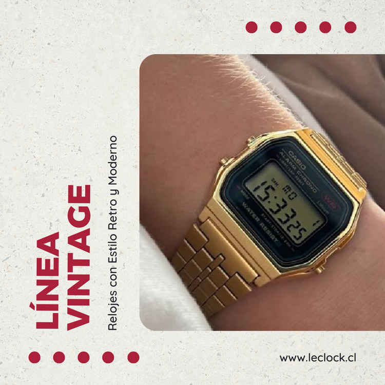 Línea Vintage: Relojes con Estilo Retro y Moderno