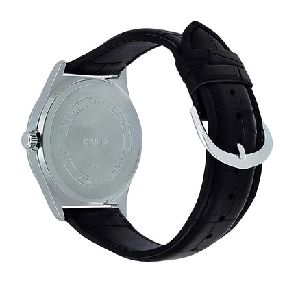 Reloj Mtp-V001l-7b Hombre Analogo Cuero