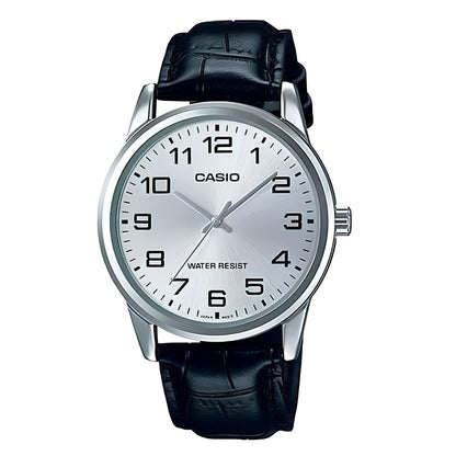 Reloj Mtp-V001l-7b Hombre Analogo Cuero